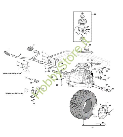 Picture of Trasmissione GLX 14-84H Trattorino
