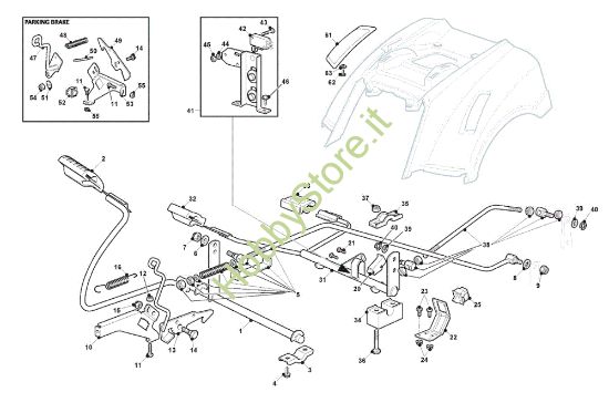 Picture of Freno e cambio di azionamento GLX 20-92 H2 Trattorino