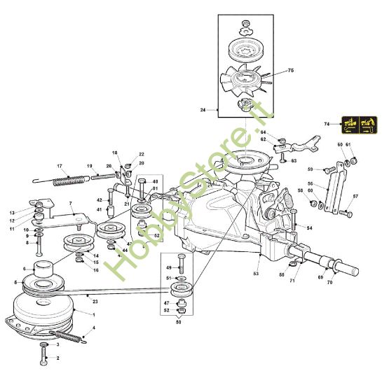 Picture of Trasmissione GLX 20-92 H2 Trattorino
