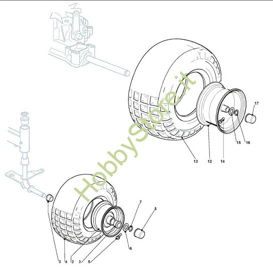 Picture of Ruote GLX 20-92 H2 Trattorino