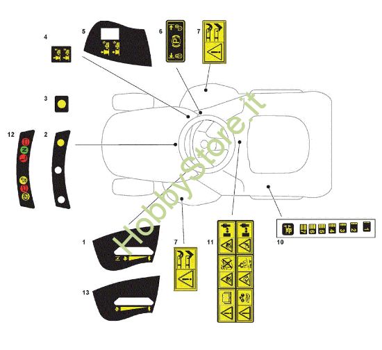 Picture of Etichette GLX 22-102 H2 Trattorino
