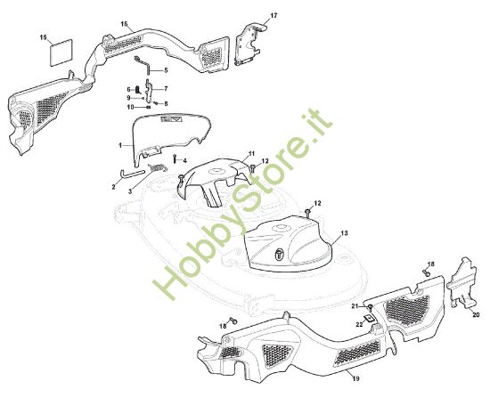 Picture of Protezione GLX 14-98HS Trattorino