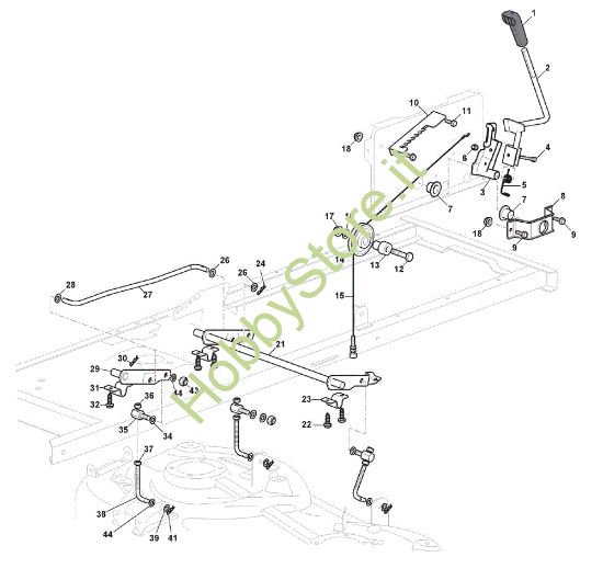 Picture of Sollevamento piatto di taglio GLX 20-108HS Trattorino