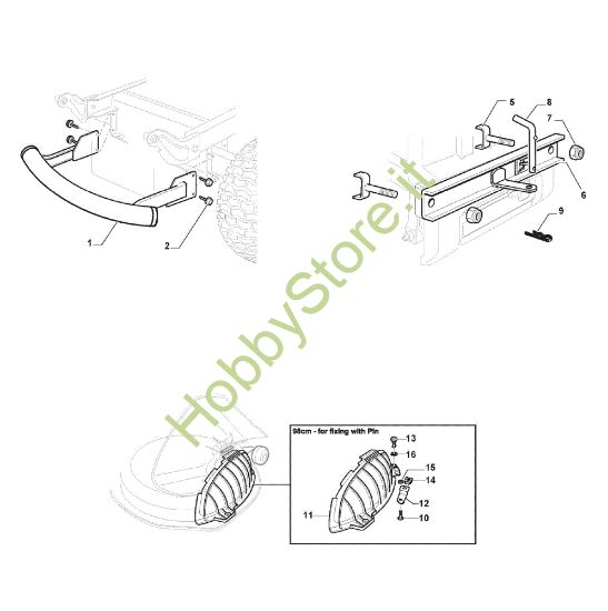 Picture of Accessori a richiesta GLX 20-108HS Trattorino