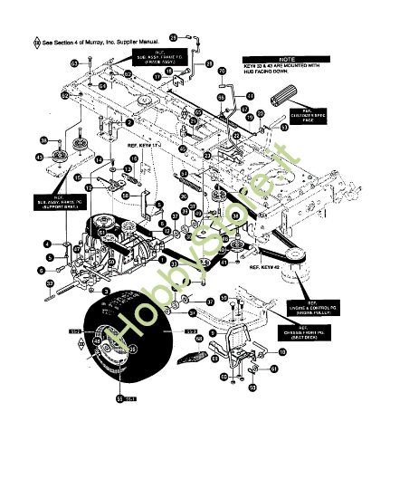 Picture of Gruppo trazione MARATHON 15.5 - (2°Sr.) Trattorino - 2ª serie (da Ottobre 98)