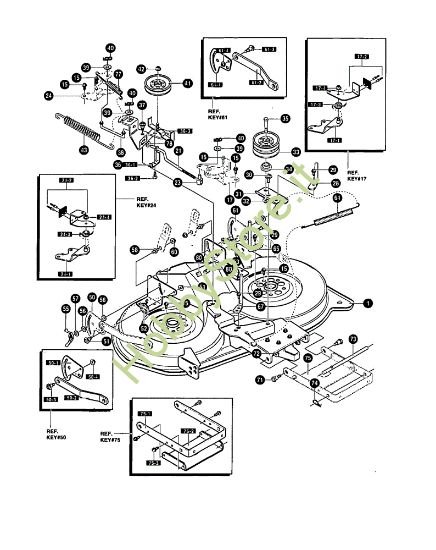 Picture of Gruppo piatto lame MARATHON 15.5 - (2°Sr.) Trattorino - 2ª serie (da Ottobre 98)