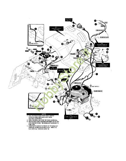 Picture of Impianto elettrico MARATHON 15.5 - (2°Sr.) Trattorino - 2ª serie (da Ottobre 98)