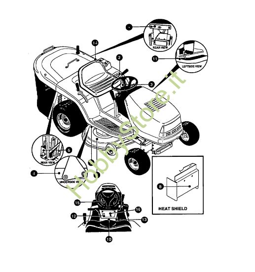 Picture of Etichette (1/2) MARATHON 15.5 - (2°Sr.) Trattorino - 2ª serie (da Ottobre 98)
