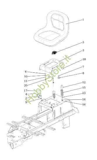 Picture of Cofano (1/2) OM 92/16KH (K1600AVD) Cat. 2023 Trattorino