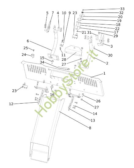 Picture of Kit raccoglierba OM 92/16KH (K1600AVD) Cat. 2023 Trattorino