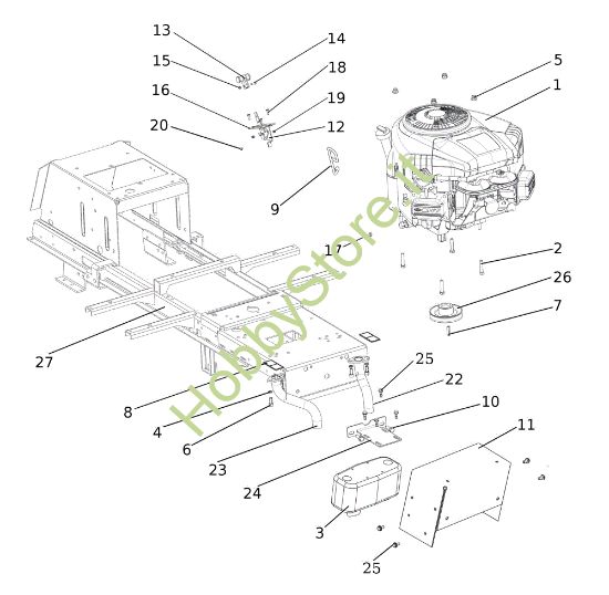 Picture of Motore OM 92/16H Cat.2023 Trattorino