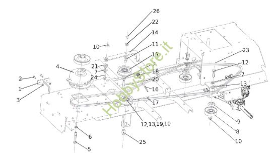Picture of Puleggia frizione OM 92/16H Cat.2023 Trattorino