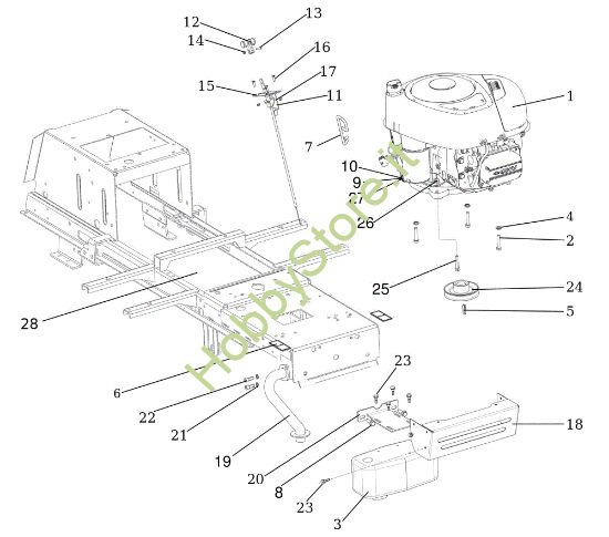 Picture of Motore OM 106/16 KH Exclusive Cat. 2023 <!> Trattorino
