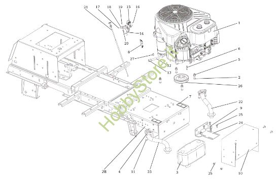 Picture of Motore OM 106/24 KH (K2400AVD V-Twin) 4X4 Cat. 2023 Trattorino