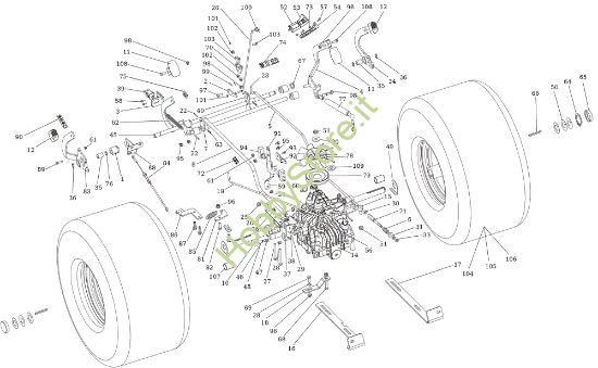 Picture of Trasmissione OM 106/24 KH (K2400AVD V-Twin) 4X4 Cat. 2023 Trattorino