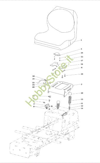 Picture of Cofano (1/2) OM 106/20 KWH Cat. 2023 (Victus) <!> Trattorino