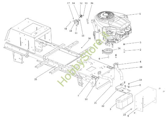 Picture of Motore OM 106/22 H Cat. 2023 Trattorino