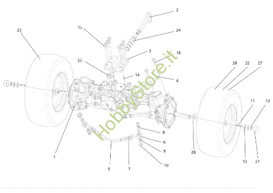 Picture of Assale anteriore CHEYENNE 26 (KAWASAKI) Cat. 2023 Trattorino