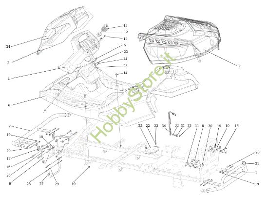 Picture of Carrozzeria CHEYENNE 26 (KAWASAKI) Cat. 2023 Trattorino