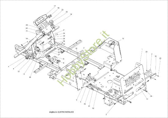Picture of Impianto elettrico CHEYENNE 26 (KAWASAKI) Cat. 2023 Trattorino