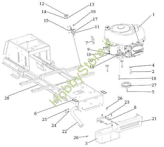 Picture of Motore OM 107 L/16 KH (K1600AVD - EURO5) Cat. 2023 Trattorino