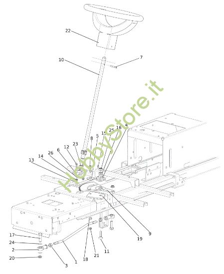 Picture of Sterzo OM 107 L/16 KH (K1600AVD - EURO5) Cat. 2023 Trattorino