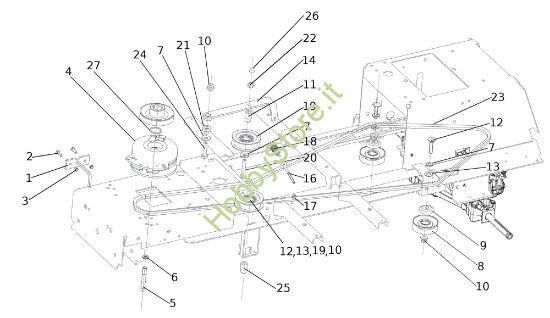 Picture of Frizione elettromagnetica OM 107 L/24 KH (K2400AVD V-Twin - EURO5) Cat. 2023 Trattorino