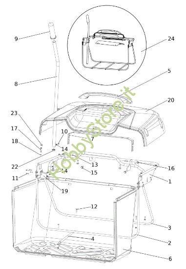 Picture of Sacco raccoglierba OM 124/22 HP Cat. 2023 Trattorino