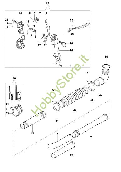 Picture of Tubo di lancio BV 162 Soffiatore
