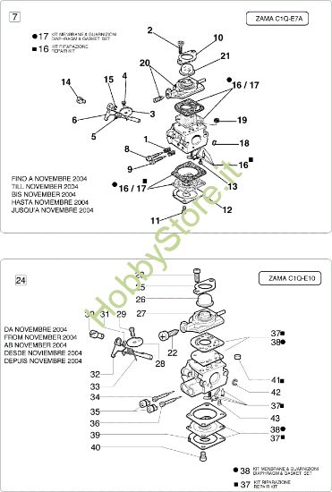 Picture of Carburatore TP 74 Tea pruner