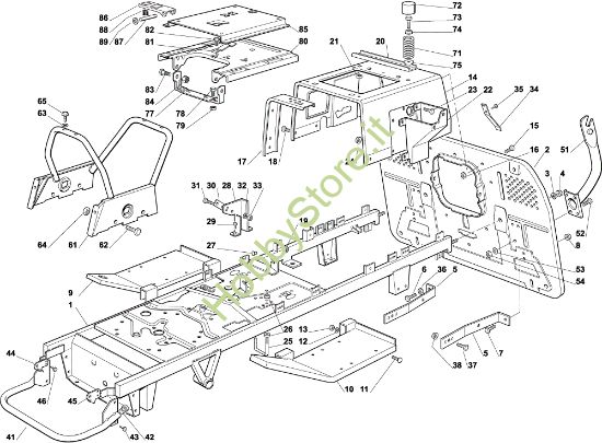Picture of Telaio OM 122C/22H Cat.2001 Trattorino