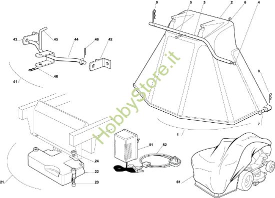 Picture of Accessori a richiesta OM 122C/22H Cat.2001 Trattorino