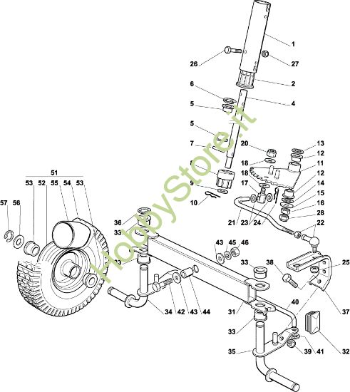 Picture of Sterzo OM 63C/6,5M Cat. 2001/2002 Trattorino