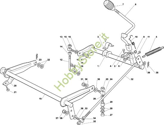 Picture of Sollevamento piatto di taglio OM 63C/6,5M Cat. 2001/2002 Trattorino