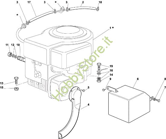 Picture of Motore OM 92C/13,5H Cat.2001 Trattorino