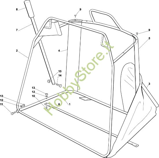 Picture of Sacco (Parte mobile) OM 92C/13,5H Cat.2001 Trattorino