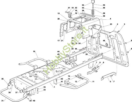 Picture of Telaio OM 92C/13,5H Cat.2002 Trattorino