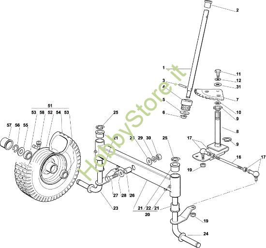 Picture of Sterzo OM 72C/12,5M Cat.2003 Trattorino