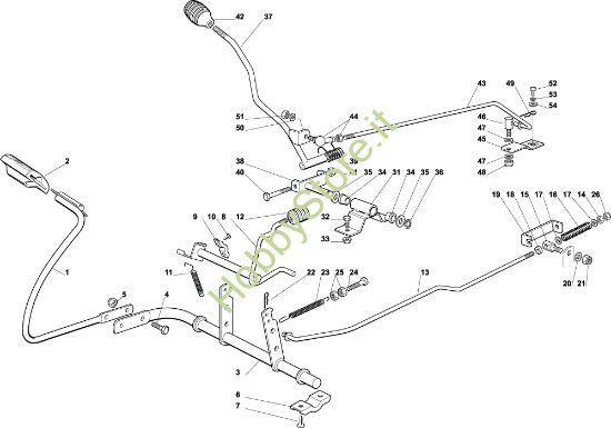 Picture of Comando freno e comando cambio OM 72C/12,5M Cat.2003 Trattorino
