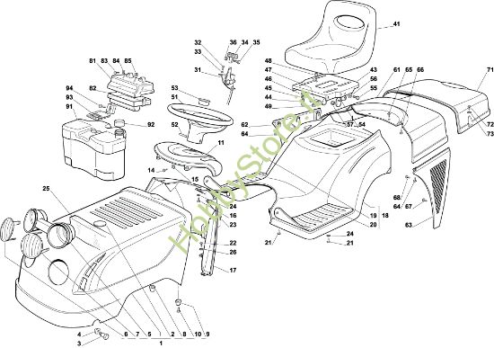 Picture of Carrozzeria OM 92C/13,5H Cat.2003 Trattorino