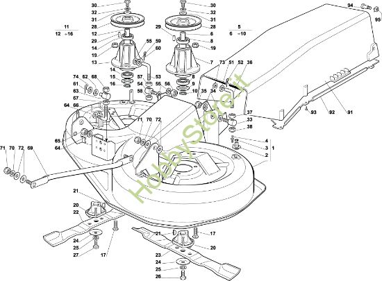 Picture of Piatto di taglio (2) OM 92C/13,5M Cat.2003 Trattorino