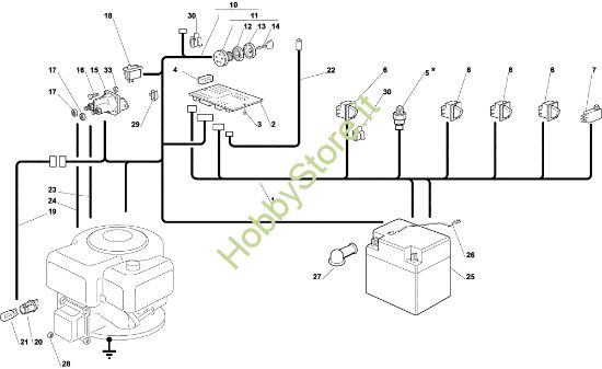 Picture of Parti elettriche OM 92C/13,5M Cat.2003 Trattorino