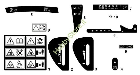 Picture of Etichette OM 102C/15,5H Cat.2003 Trattorino