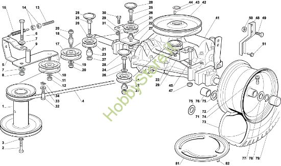 Picture of Trasmissione OM 102C/13,5M Cat.2003 Trattorino