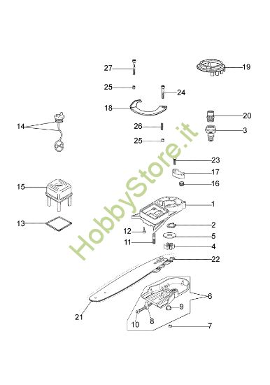 Picture of Esploso completo EP 90 Accessorio pruner