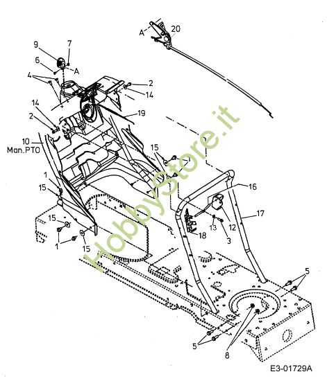 Picture of Cruscotto POLO 107 H Trattorino