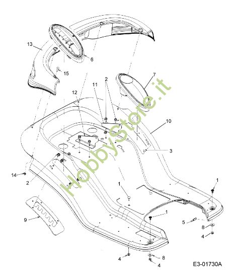 Picture of Carrozzeria posteriore POLO 107 H Trattorino