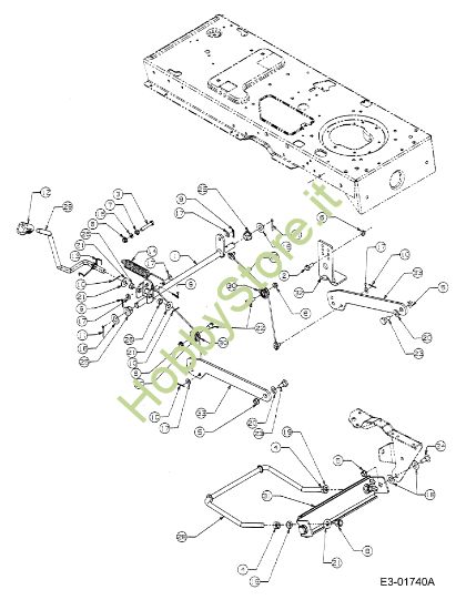Picture of Sollevamento piatto di taglio POLO 107 H Trattorino