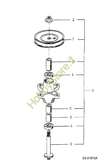 Picture of Albero lama POLO 107 H Trattorino