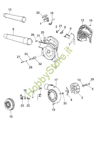 Picture of Gruppo ventola BV 126 Ergo Soffiatore